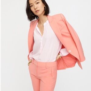 J. Crew Long-sleeve Drapey Popover Top NWT Pink Small‎ M14